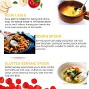 3PCS Serving Spoons Set, Stainless Steel Cooking Spoons in Kitchen Large Buffet Serving Utensils Set, Easy to Clean, for Home Hotel Restaurant