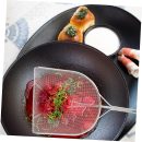 1pc Stainless Steel Frying Oil Strainer Colander Spoon Capacity Kitchen Gadget for Cooking Prevents Spills Easy to Clean Design for Fried Food and Soup